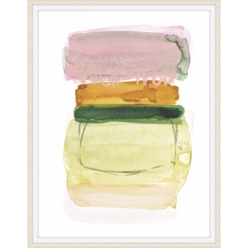 Flashback Seventies 2 Framed Watercolour Painting Print, 14" H x 12" W