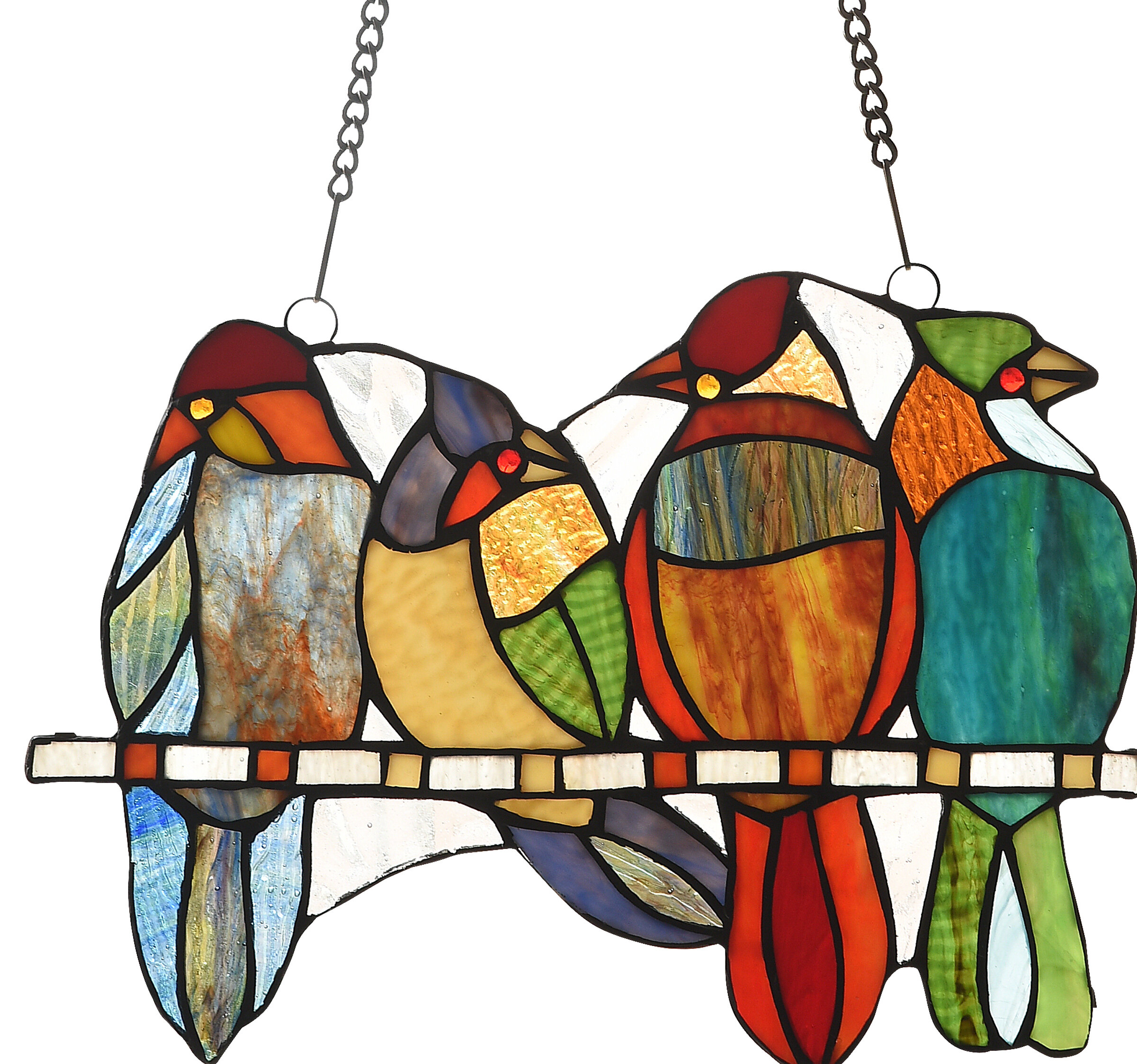 August Grove® Birds Window Panel & Reviews | Wayfair