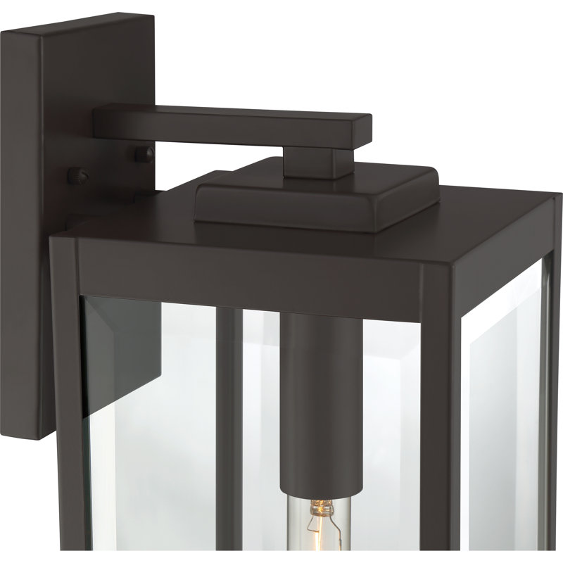 Meunier Steel Wall Light, 20" H x 7" W, Western Bronze