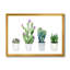 «Cactus Succulent Aloe Vera Home Plants In The Pots», reproduction d'art sur toile-59623975-59623976