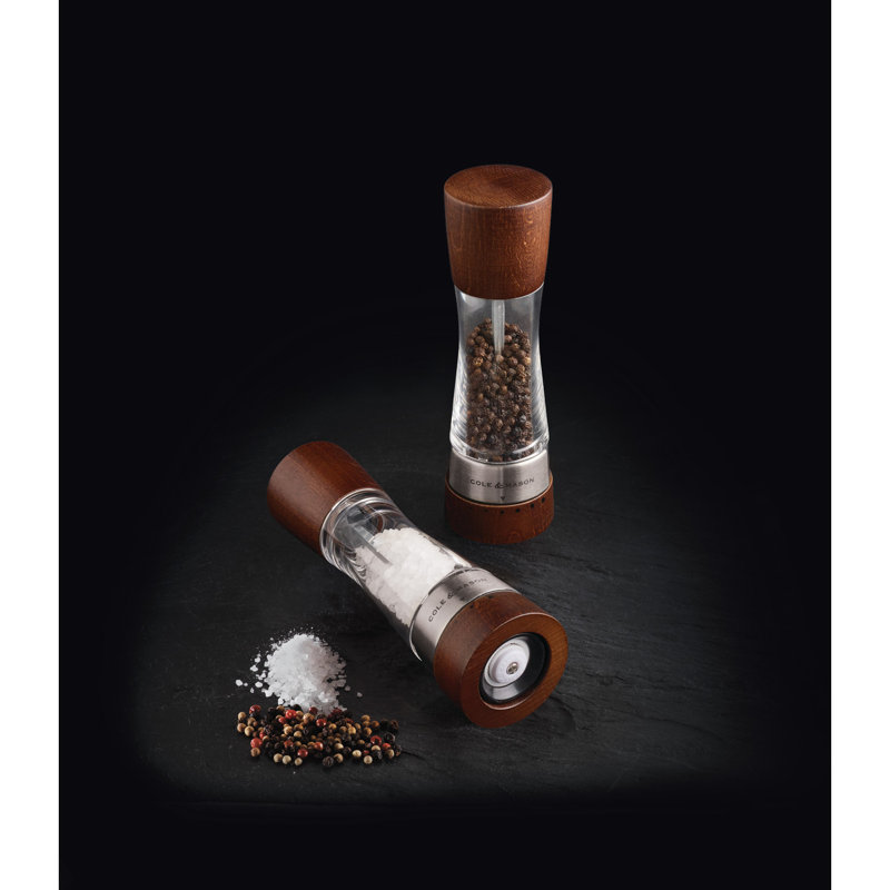 Forest Wood and Acrylic Adjustable Salt Grinder