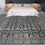 Wool Oriental Area Rug in Charcoal/Sand-70392960