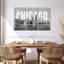 Impression sur toile monochromatique de Chicago-1083388546