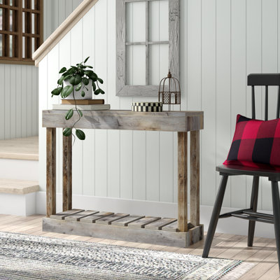 Mercurio 36'' Solid Wood Console Table