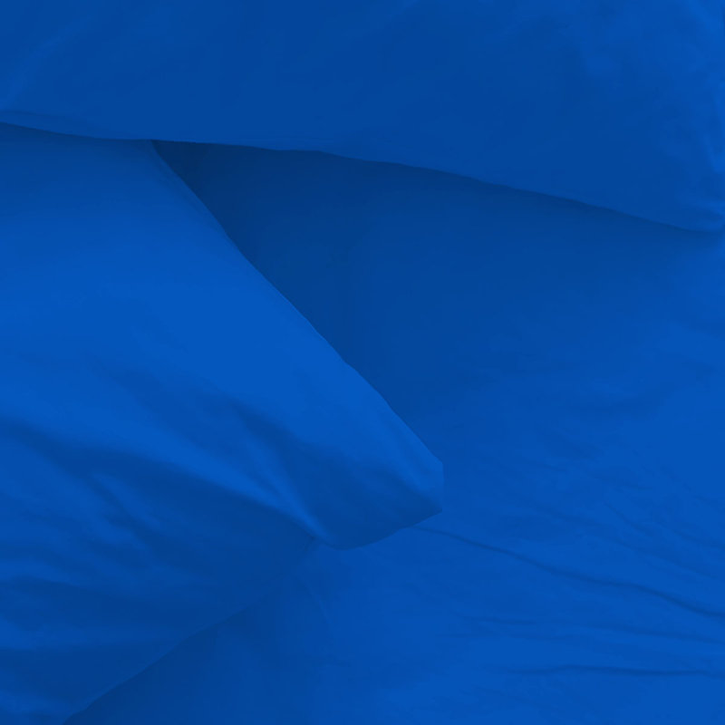 Ensemble de draps en rayonne de bambou 6 pièces , Ensemble de draps pour très grand lit californien, Bleu Oregon