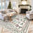 Christmas World Full-Coverage Rug Festive Non-Slip Holiday Carpet Washable Rug Xmas Decor Throw Mat-661484173