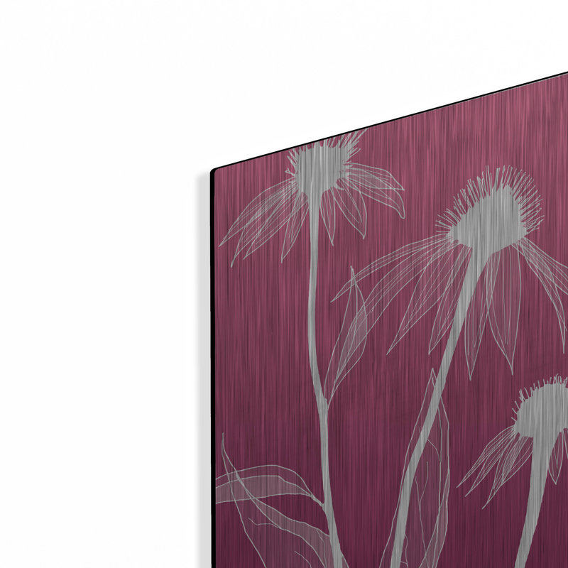"Floral 5" par GraphINC, H 16 po x l 12 po