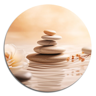 Baek - Art spirituel rond en métal