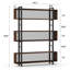 Bibliothèque standard en métal h 70,87 po x l 47,24 po Murawski-1032385970