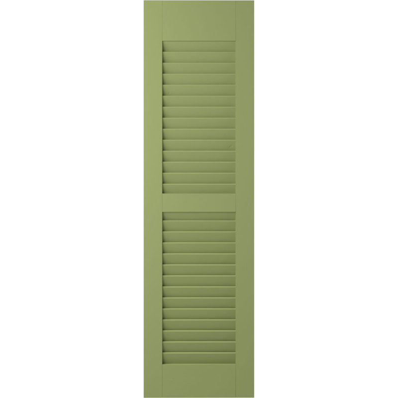 Deux volets à persiennes égales Americraft (par paire), 12", 31", Vert mousse