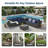 6 Piece Outdoor Wicker L-Shaped Sectional Patio Sofa Conversation Set with Glass Top and Corner Table for Backyard Poolside-236146496