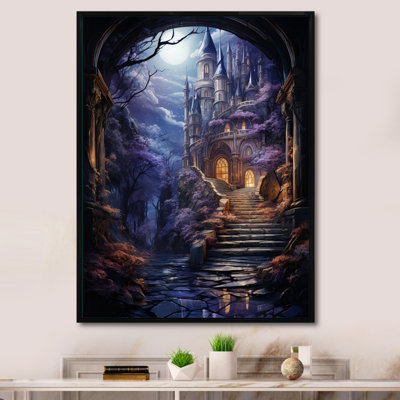 Château bulgare «Mystical Gateway Enchanted», reproduction sur toile