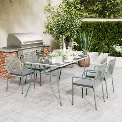 Resin Rattan Dining Set