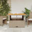 Englewood Square Solid Wood Outdoor Coffee Table-222891393-222891397