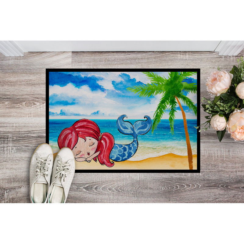 Non-Slip Outdoor Doormat, Rectangle 18" x 27"