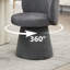 Chaise de salle à manger pivotante rembourrée avec dossier (ensemble de 2)-125810902-125810905