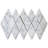 3" x 5" Marble Grid Mosaic Wall & Floor Tile