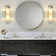 20" Dimmable Wall Mounted Sconce with Alabaster Shade (Set of 2)