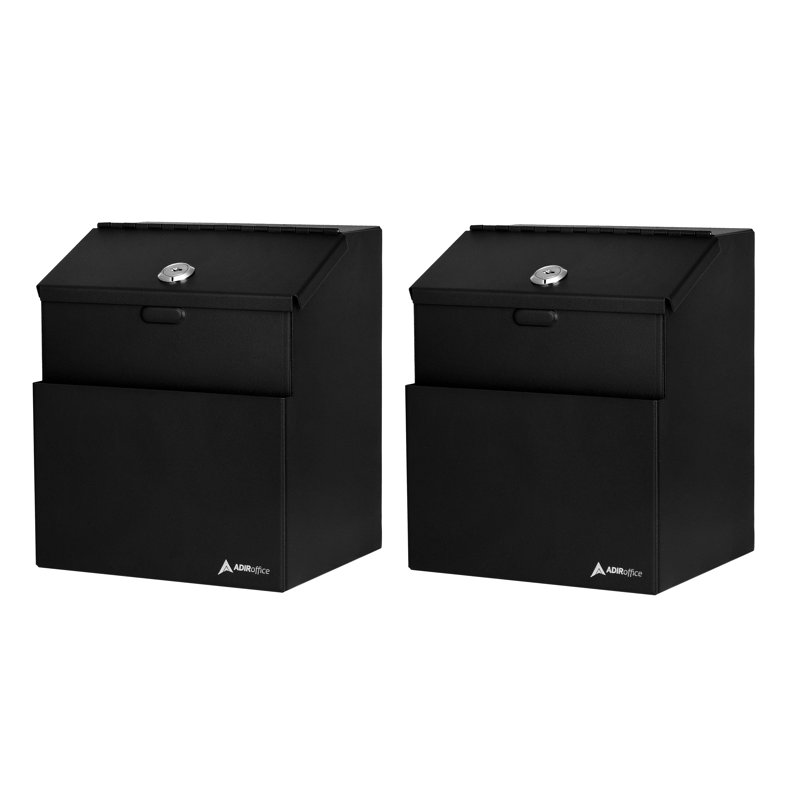 Boîte de commentaires en acier, Noir