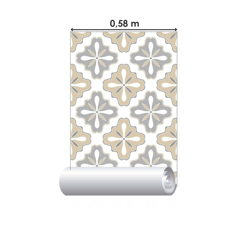 Rouleau de papier peint adhésif L 126 po x l 24 po
