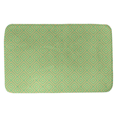 Tapis pour salle de bain en treillis katelyn elizabeth Avicia