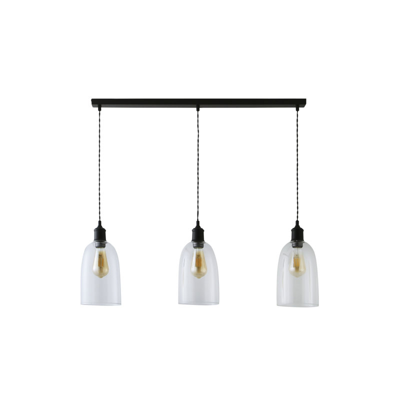 3 - Light Pendant, Yes, Matte Black