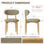 Chaise d'appoint rembourrée en bois massif-133229327-133229329