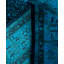 Overdyed Hand-Knotted Wool Modern-Contemporary Blue Area Rug 10' 3" x 15' 1"