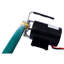 DC 12 volts 1 / 10HP 330GPH alimenté par batterie mini pompe à eau de transfert de puisard électrique portative avec boyau d'arrosage noir