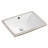 Safavieh Seaton 13.8'' White Ceramic Rectangular Bathroom Sink