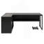 Bureau de direction, bureau en L avec rangement pour armoire-129415433