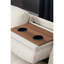 98 po de largeur faisant face à la gauche et méridienne avec. Lin en beige. Coussins modulaires en mousse. Accoudoirs arrondis. 71 po x 33 po. 172,98 lb beige coussiné - large, texturé,-2067319047