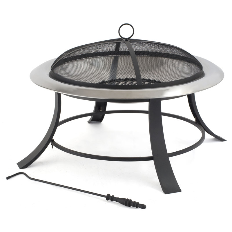  Steel Wood Burning Fire Pit