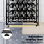 Multi-tiered Wine Bottle Rack Brown