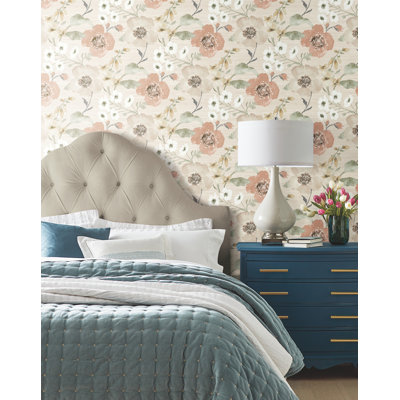 Papier peint floral Evelyn