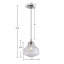 Luminaire suspendu en forme de cloche en orme