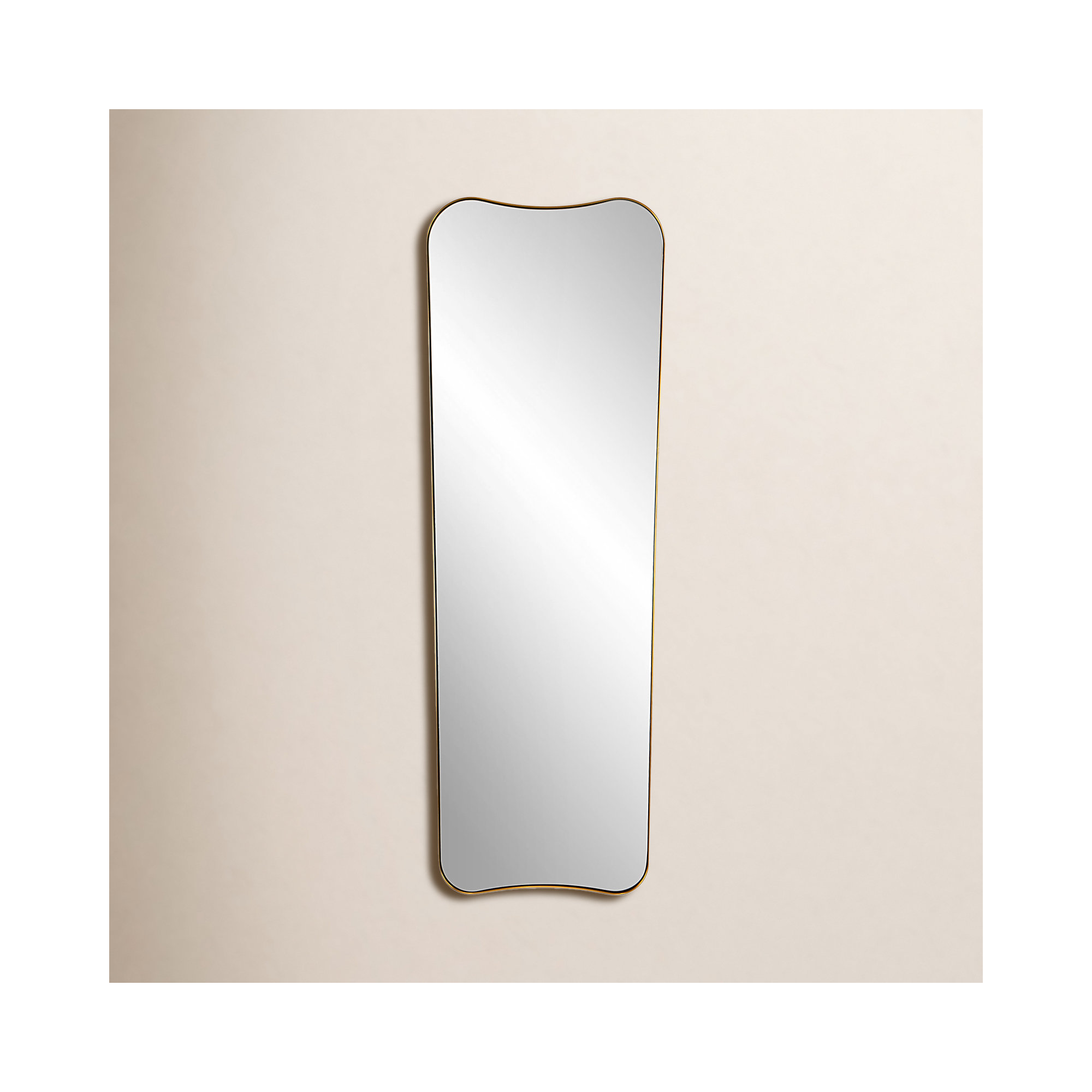 Capra Metal Elongated Wall Mirror