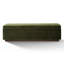 Banc de rangement rembourré en velours de 60 po de largeur Mid-Century avec base en bois massif-467269923