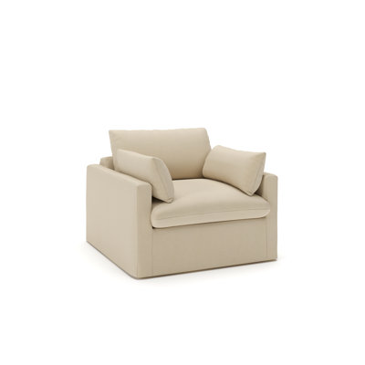 Luna Slipcovered Accent Chair