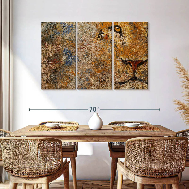 Barbary Lion, 36" H x 57" W