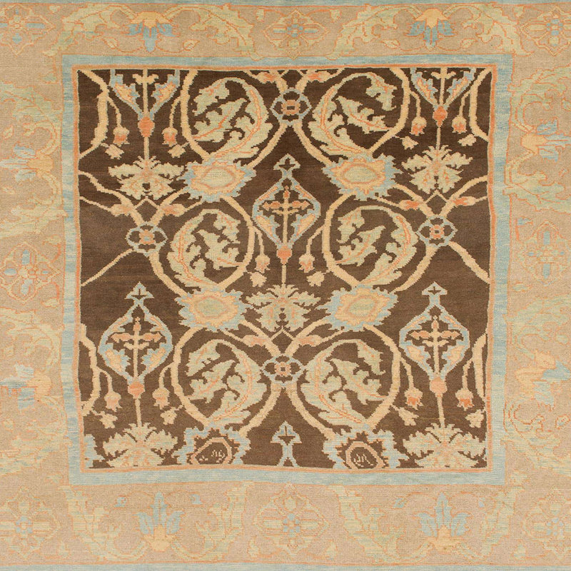 Aarin Abstract Indoor Rug, Square 6'