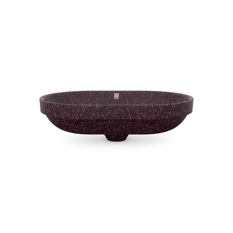 Soft60 23.62'' L Bathroom Sink, Berry