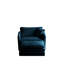 Fauteuil rembourré en éponge rembourré de tissu d'ameublement Chenille