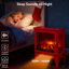 Foyer électrique autoportant de 18 pouces en rouge avec flamme 3D, double protection, chaleur 1400W / 700W, 5000 's, 50000 heures de DEL, conception panoramique, base amovible, poêle à commandes simples, finition,