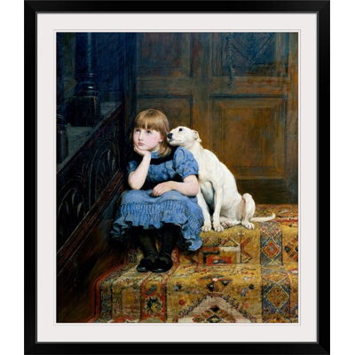 Briton Riviere " Sympathy, 1877 " by Briton Riviere