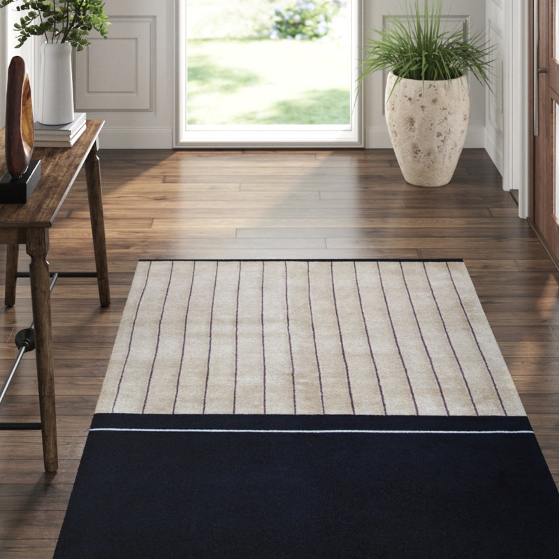 Hand-Knotted High-Quality Black Area Rug