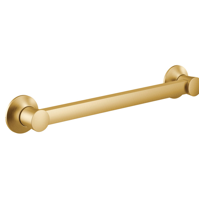 Flara Designer 45.25" Grab Bar, Brushed Gold