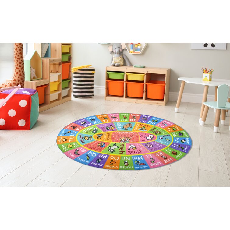 Dwelke Kids Rugs Animals Zoo Carpet Play Rug for Playroom ABC Educational  Mat Alphabet Area Rug, Cute Cartoon Daycare Supplies, Kids Gift for  Playroom,Bedroom and Nursery 3'x5' 