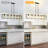 6-Light Dimmable Kitchen Island Linear Square / Rectangle Chandelier-267465898-267465901