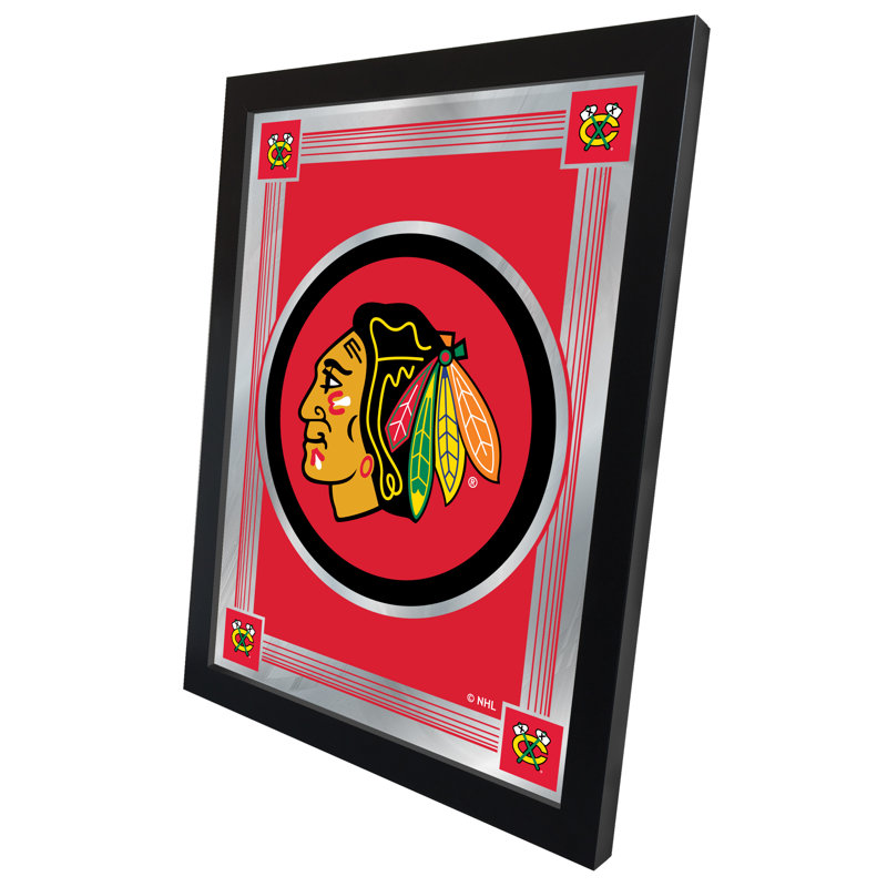 « logo mirror », impression encadrée NHL, Blackhawks de Chicago